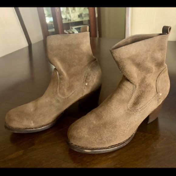 EUC Women’s RAG & BONE Slouchy Boots in Distressed Brown Suede, Size 36 (US 6) - Picture 7 of 7